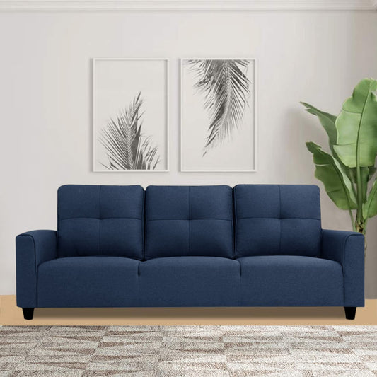 Blue Color Fabric Sofa