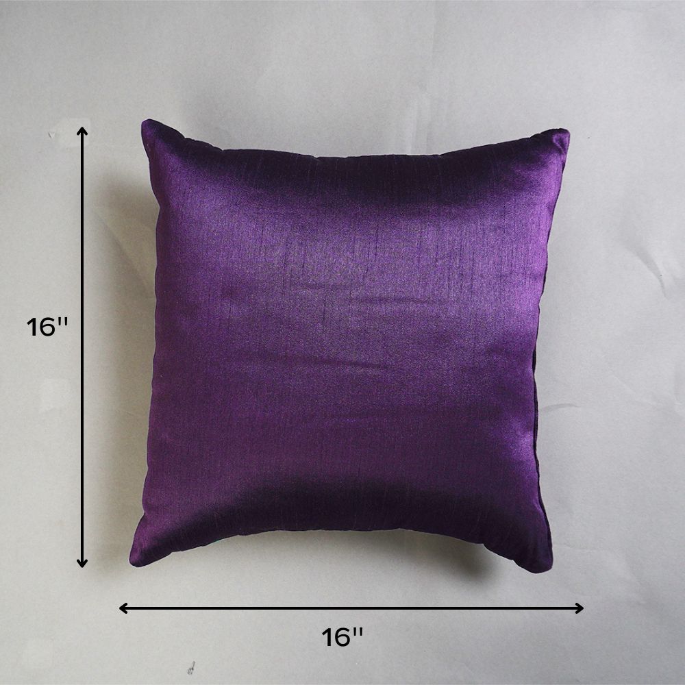 Cushions 16 x 16 Inch, Sofa Pillow - Purple