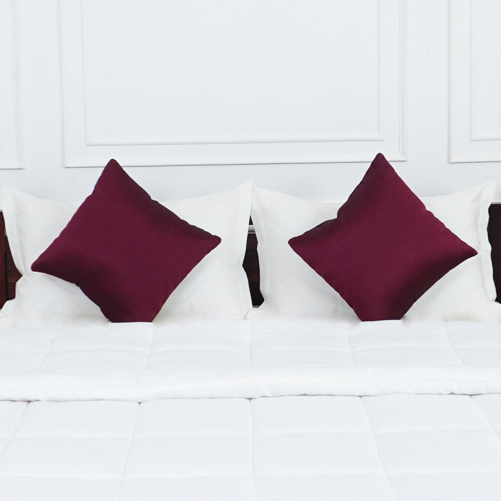 cushions on bed